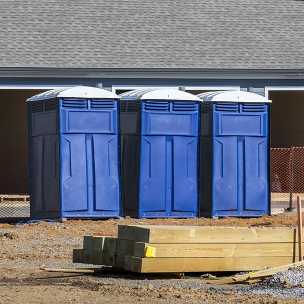 how often are the portable toilets cleaned and serviced during a rental period in Keene KY